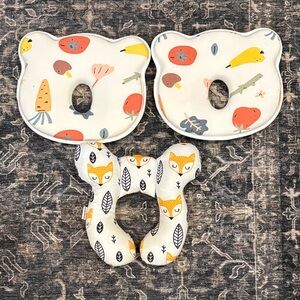 3 Infant Head Baby Pillows for Flat spot